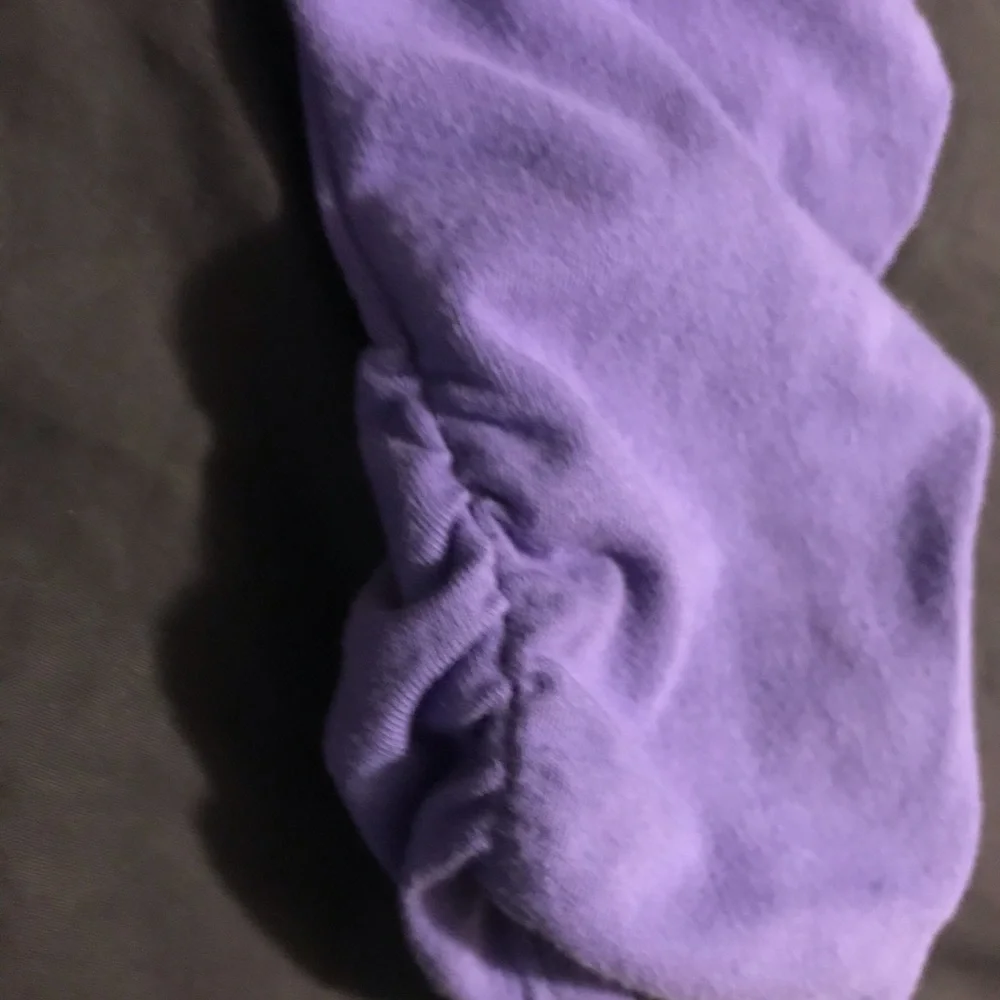 Girls Justice Purple Capri Pants Size 7 Button Calf Line